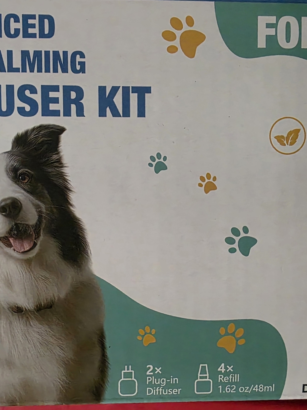 Calming Diffuser Kit for Dogs - Teal and Mustard